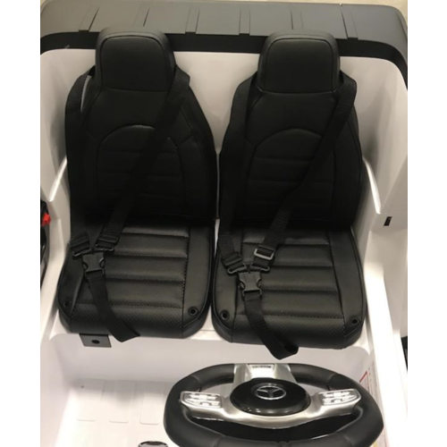 Mercedes kinderauto Mercedes G63 AMG  Kinder-Elektroauto 2-Sitzer 12V Weiß