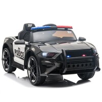 Polizei Kinder-Elektroauto 12V Schwarz
