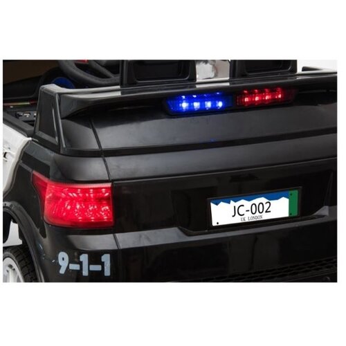 Polizei SUV  Kinder-Elektroauto 12V Schwarz