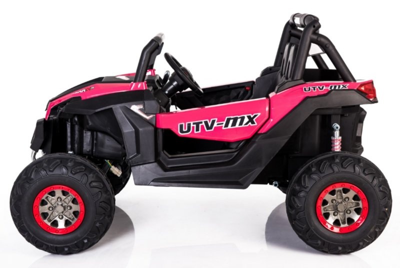UTV MX Buggy Kinder-Elektroauto 2-Sitzer 12V Rosa - Kidsrides
