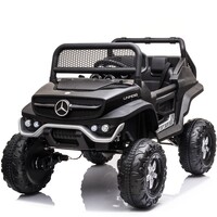 Mercedes Unimog  Kinder-Elektroauto 12V Schwarz