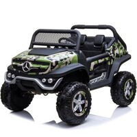 Mercedes Unimog  Kinder-Elektroauto  2-Sitzer 12V Camouflage