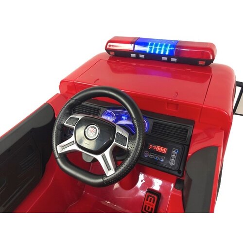 Feuerwehrauto XL Kinder-Elektroauto 12V Rot