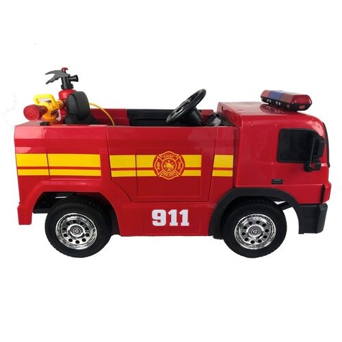 Feuerwehrauto XL Kinder-Elektroauto 12V Rot