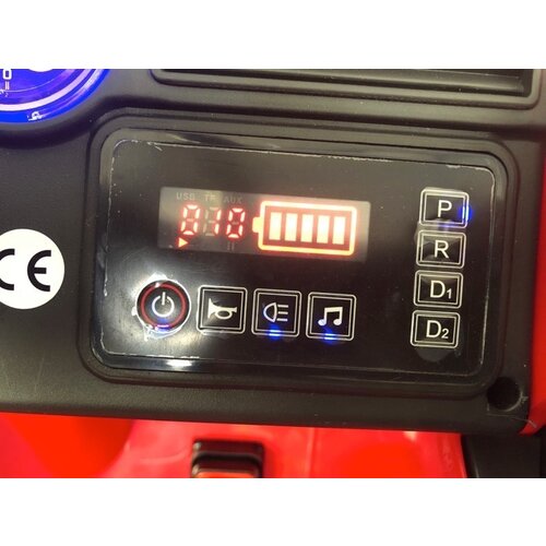 Feuerwehrauto XL Kinder-Elektroauto 12V Rot