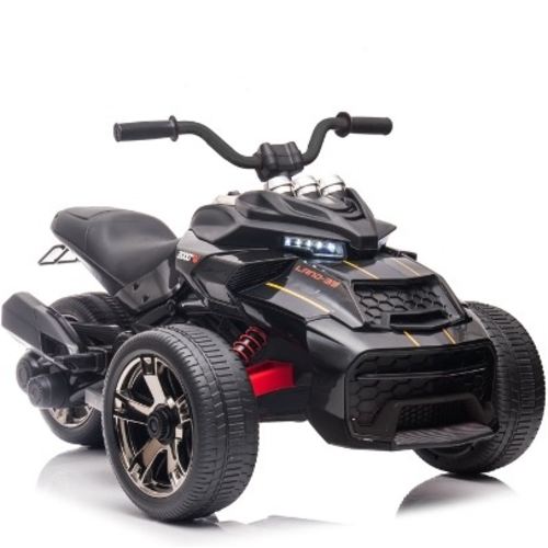 Kinder elektro dreirad Spyder12V Schwarz