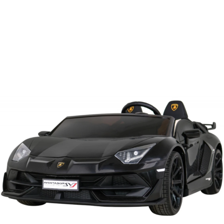 Lamborghini kinderauto Lamborghini Aventador 24V 2-Sitzer Kinder-Elektroauto Schwarz
