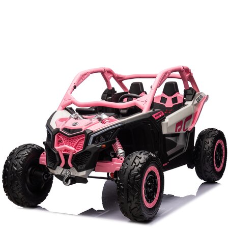 Can-AM CAN-AM Maverick UTV Buggy Kinder-Elektroauto 2-Sitzer 24V Rosa
