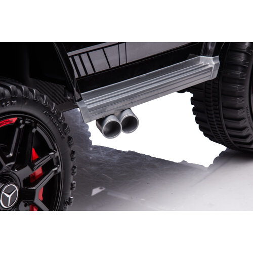 Mercedes kinderauto Mercedes G63 AMG 24V Kinder-Elektroauto XL Cabrio Schwarz