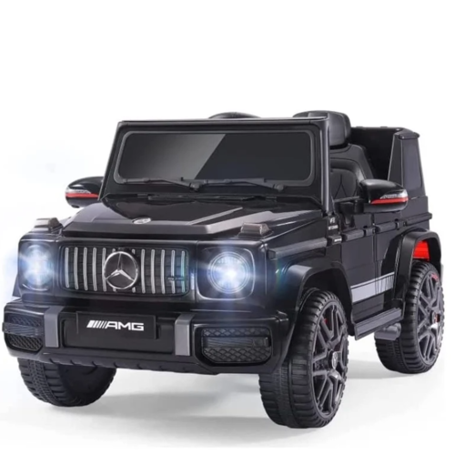 Mercedes kinderauto Mercedes G63 AMG Cabrio Kinder-Elektroauto 12V Schwarz Mercedes kinderauto Mercedes G63 AMG Cabrio Kinder-Elektroauto 12V Schwarz