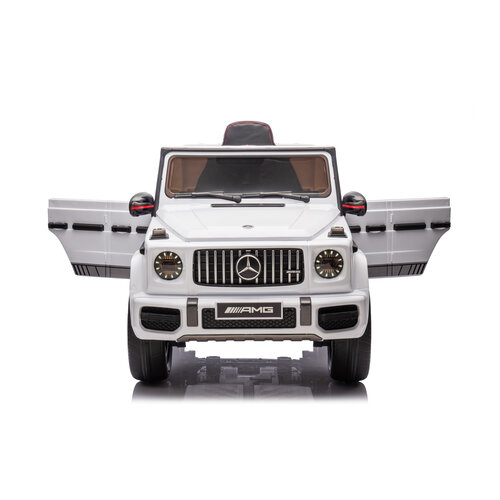 Mercedes kinderauto Mercedes G63 AMG 24V Kinder-Elektroauto XL Cabrio Weiß