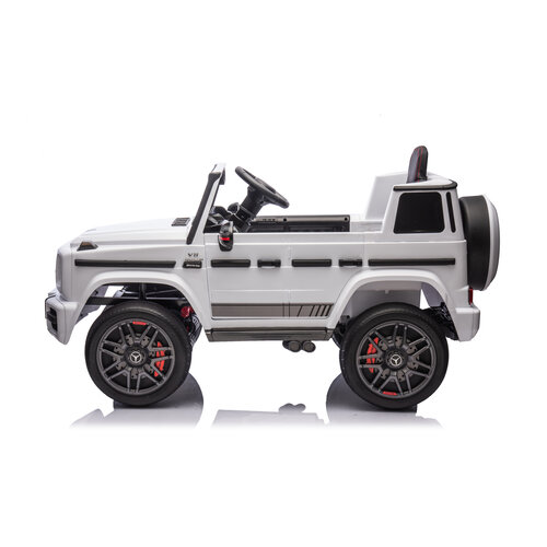 Mercedes kinderauto Mercedes G63 AMG 24V Kinder-Elektroauto XL Cabrio Weiß