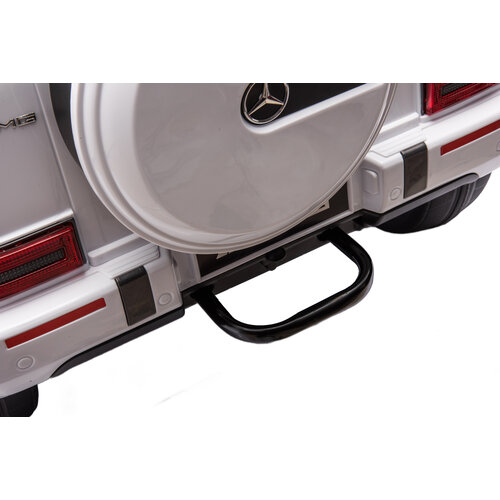 Mercedes kinderauto Mercedes G63 AMG 24V Kinder-Elektroauto XL Cabrio Weiß