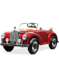 Mercedes 300S Kinder-Elektroauto 12V Metallic Rot