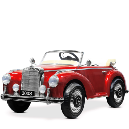 Mercedes kinderauto Mercedes 300S Kinder-Elektroauto 12V Metallic Rot