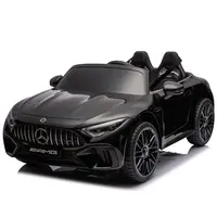 Mercedes SL63 AMG 24V Kinder-Elektroauto  Schwarz