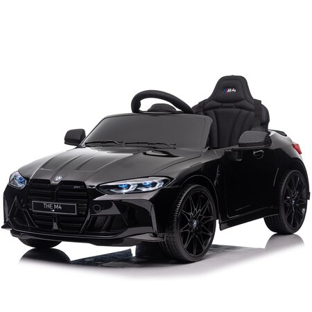 BMW kinderauto BMW M4 Kinder-Elektroauto 12V Schwarz