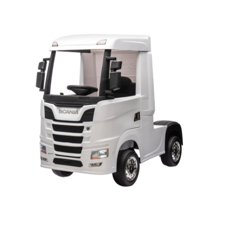 Scania Kinderauto Scania 500R Kinder-Elektroauto LKW 12V  Weiß