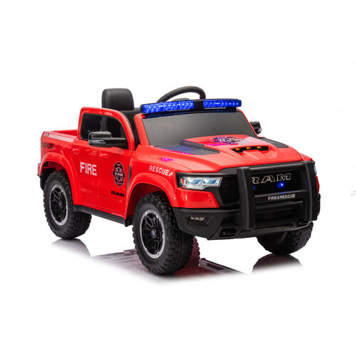 RAM kinderauto Dodge RAM Kinder-Elektroauto 12V Feuerwehrauto