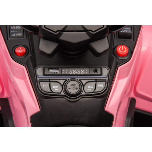 CAN-AM Outlander ATV Kinder-Elektro quad  24V Rosa