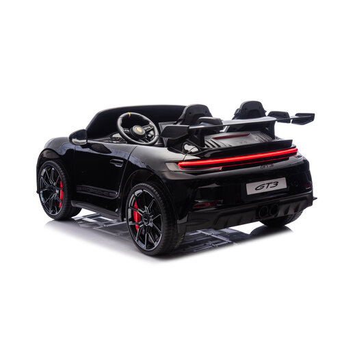 Porsche Kinderauto Porsche 911 GT3  24V 2-Sitzer Kinder-Elektroauto Schwarz Porsche Kinderauto Porsche 911 GT3  24V 2-Sitzer Kinder-Elektroauto Schwarz