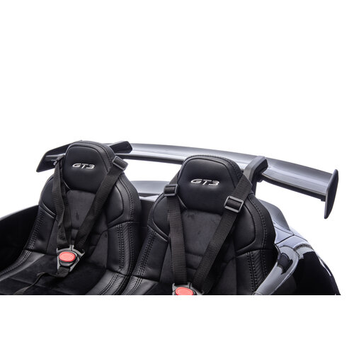 Porsche Kinderauto Porsche 911 GT3  24V 2-Sitzer Kinder-Elektroauto Schwarz Porsche Kinderauto Porsche 911 GT3  24V 2-Sitzer Kinder-Elektroauto Schwarz