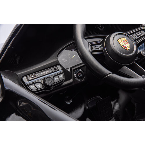 Porsche Kinderauto Porsche 911 GT3  24V 2-Sitzer Kinder-Elektroauto Schwarz Porsche Kinderauto Porsche 911 GT3  24V 2-Sitzer Kinder-Elektroauto Schwarz