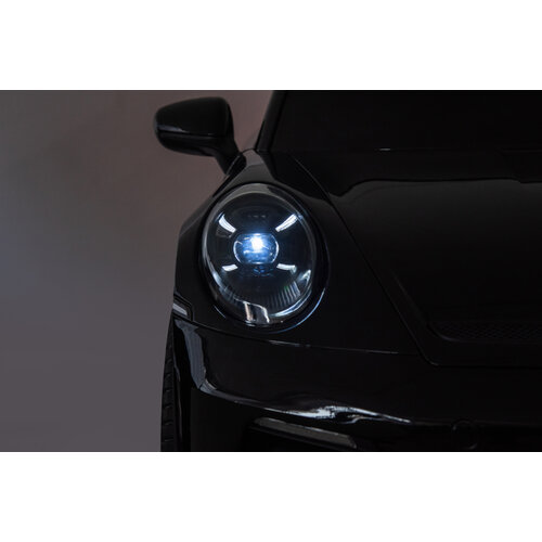 Porsche Kinderauto Porsche 911 GT3  24V 2-Sitzer Kinder-Elektroauto Schwarz Porsche Kinderauto Porsche 911 GT3  24V 2-Sitzer Kinder-Elektroauto Schwarz