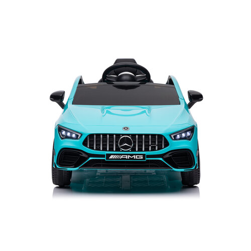 Mercedes kinderauto Mercedes CLA45 AMG Kinder-Elektroauto 12V Hellblauw Mercedes kinderauto Mercedes CLA45 AMG Kinder-Elektroauto 12V Hellblauw