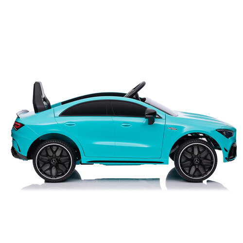 Mercedes kinderauto Mercedes CLA45 AMG Kinder-Elektroauto 12V Hellblauw Mercedes kinderauto Mercedes CLA45 AMG Kinder-Elektroauto 12V Hellblauw