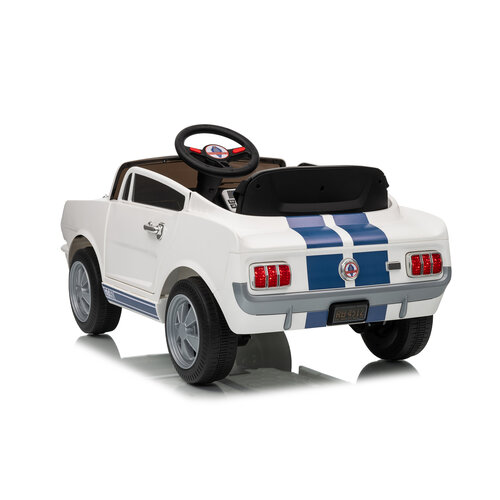 Shelby Kinderauto Shelby Kinder-Elektroauto 12V Weiß