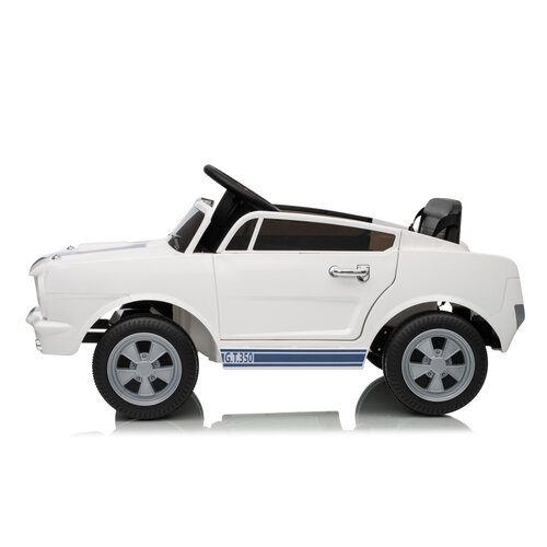 Shelby Kinderauto Shelby Kinder-Elektroauto 12V Weiß