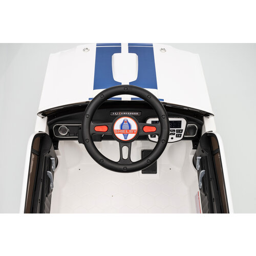 Shelby Kinderauto Shelby Kinder-Elektroauto 12V Weiß