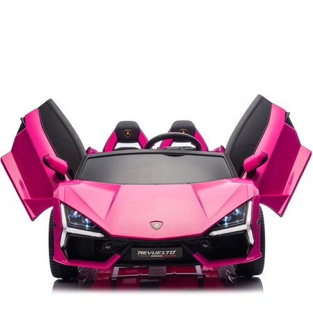 Lamborghini kinderauto Kinder-Elektroauto Lamborghini Revuelto 2-Sitzer 24V Rosa