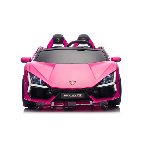 Lamborghini kinderauto Kinder-Elektroauto Lamborghini Revuelto 2-Sitzer 24V Rosa