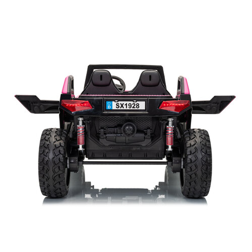 Buggy CLASH Kinder-Elektroauto 2-Sitzer High-speed 24V Tarnung Rosa