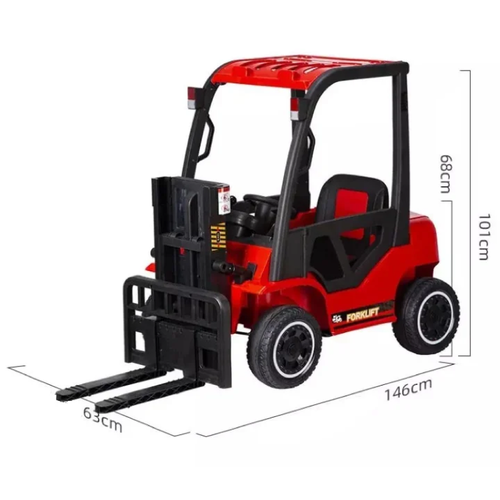 Kinder Elektro Gabelstapler 12V Rot Kinder Elektro Gabelstapler 12V Rot