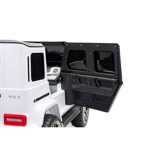 Mercedes kinderauto Mercedes G63 AMG Kinder-Elektroauto 12V Weiß Mercedes kinderauto Mercedes G63 AMG Kinder-Elektroauto 12V Weiß
