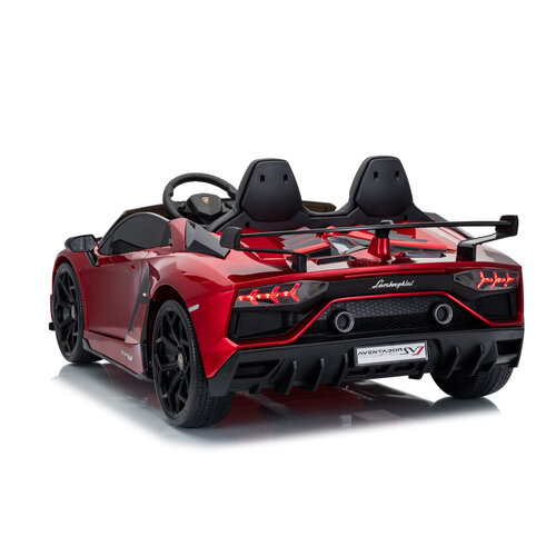 Lamborghini kinderauto Lamborghini Aventador 24V 2-Sitzer Kinder-Elektroauto Rot