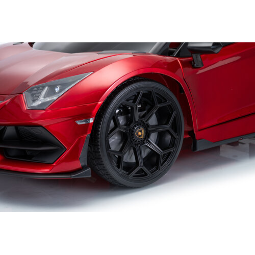 Lamborghini kinderauto Lamborghini Aventador 24V 2-Sitzer Kinder-Elektroauto Rot