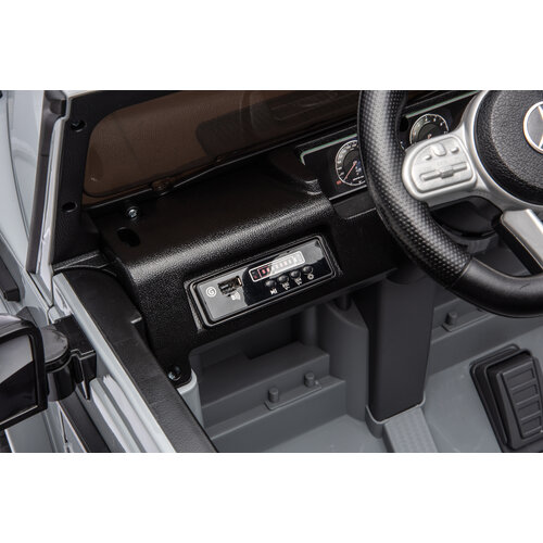 Mercedes kinderauto Mercedes G63 AMG Cabrio Kinder-Elektroauto 12V Grau