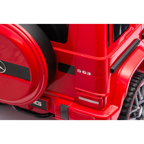 Mercedes kinderauto Mercedes G63 AMG Cabrio Kinder-Elektroauto 12V Rot