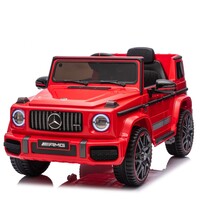 Mercedes G63 AMG Cabrio Kinder-Elektroauto 12V Rot