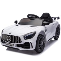 Mercedes GTR AMG  Kinder-Elektroauto 12V Weiß