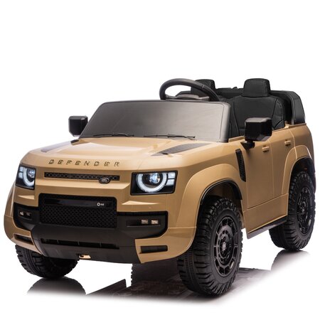 Land Rover Kinderauto Land Rover Defender 24V 2-Sitzer Champagne