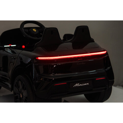 Porsche Kinderauto Porsche Macan  12V Kinder-Elektroauto Schwarz
