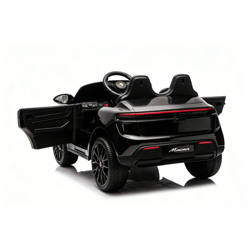 Porsche Kinderauto Porsche Macan  12V Kinder-Elektroauto Schwarz