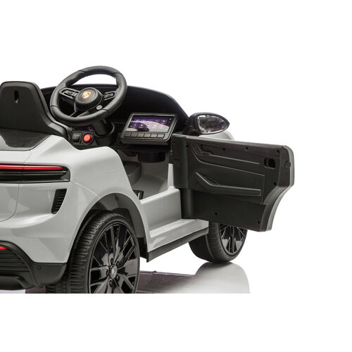 Porsche Kinderauto Porsche Macan  12V Kinder-Elektroauto Grau