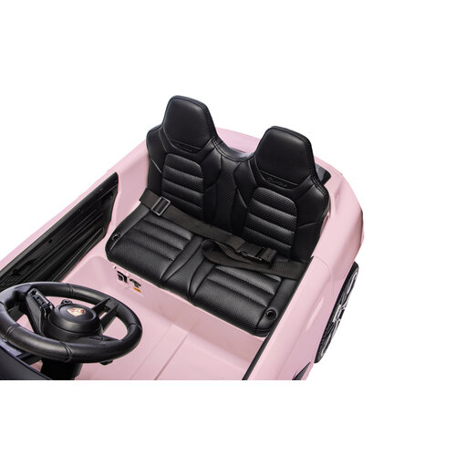 Porsche Kinderauto Porsche Macan  12V Kinder-Elektroauto Rosa