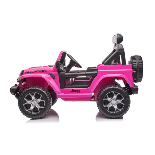 Jeep kinderauto Jeep Wrangler Rubicon Kinder-Elektroauto 12V Rosa